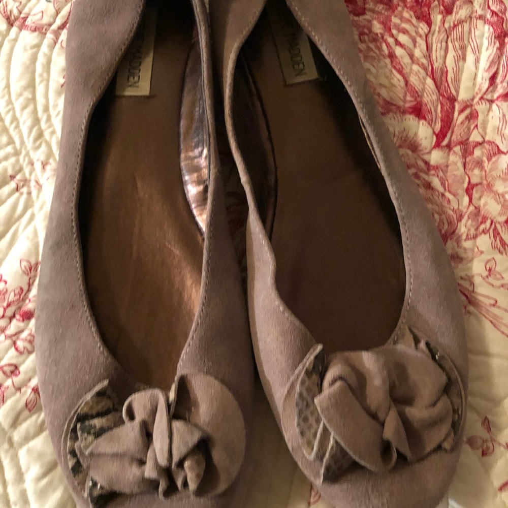 Steve Madden ballet flats, Sz 10, worn twice
